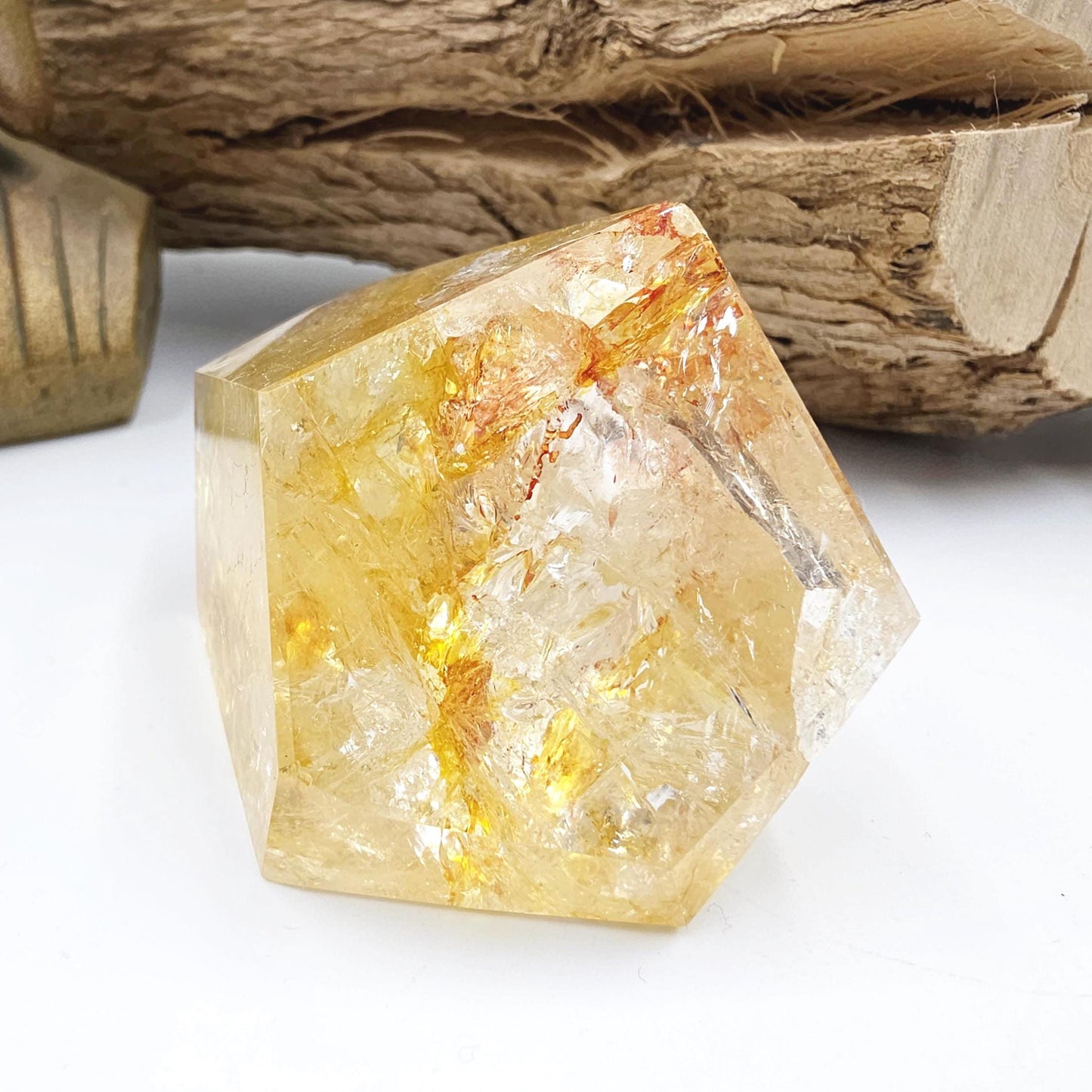 Madagascan Golden Healer Freeform – Deep Healing, Energy Amplification & Spiritual Balance Crystal, 180g
