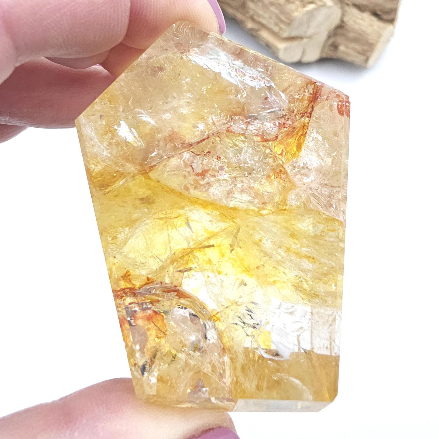 Madagascan Golden Healer Freeform – Deep Healing, Energy Amplification & Spiritual Balance Crystal, 180g