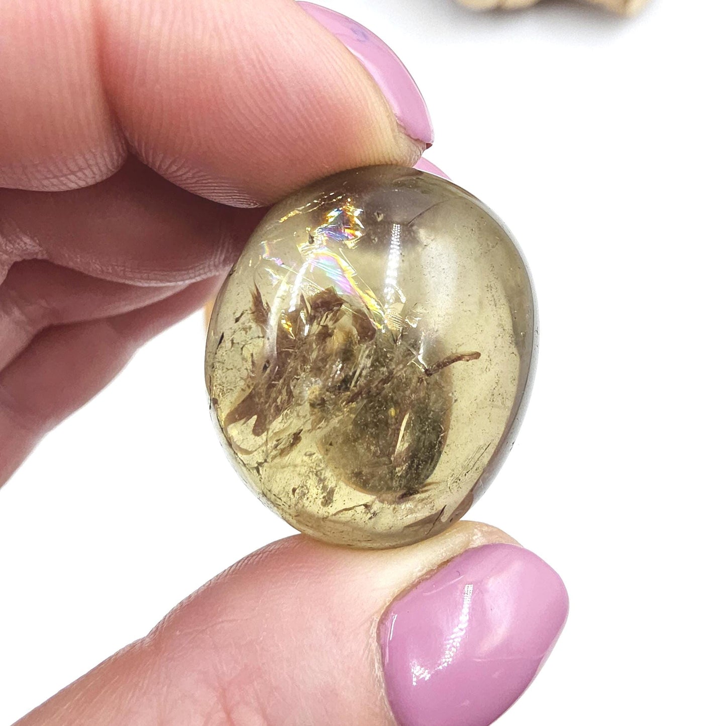 High Grade Large Smoky Citrine Tumble Stone – Grounded Abundance, Confidence & Protective Energy Crystals, approx 2-3+cm