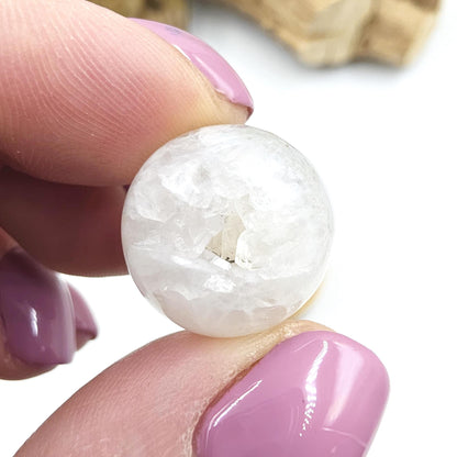 Drusy Agate Mini Spheres – Emotional Balance, Calm & Healing Crystal Ball, 18-20mm