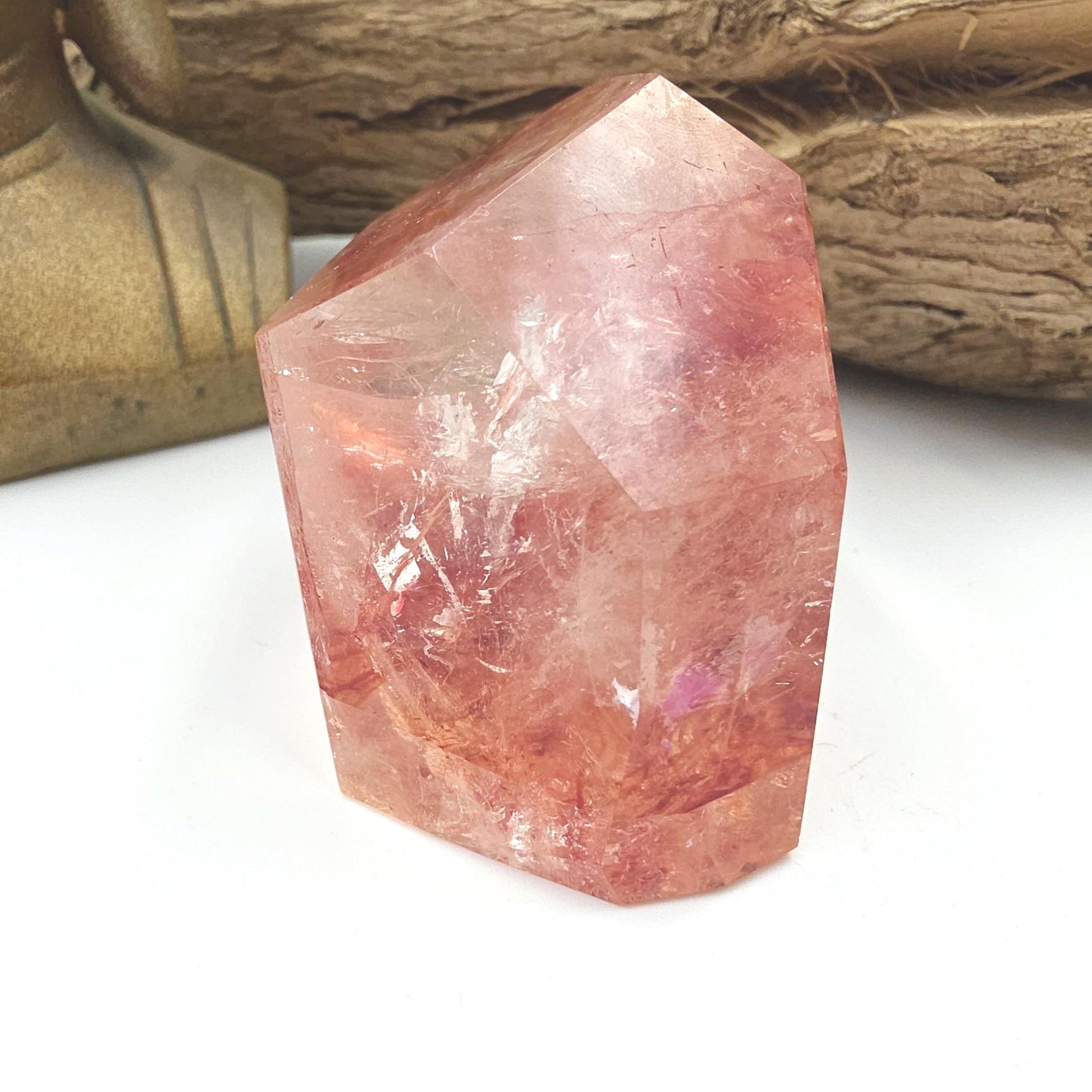 Madagascan Fire Quartz (Hematoid) Freeform – Grounding, Clarity & Energy Balancing Crystal, 240g