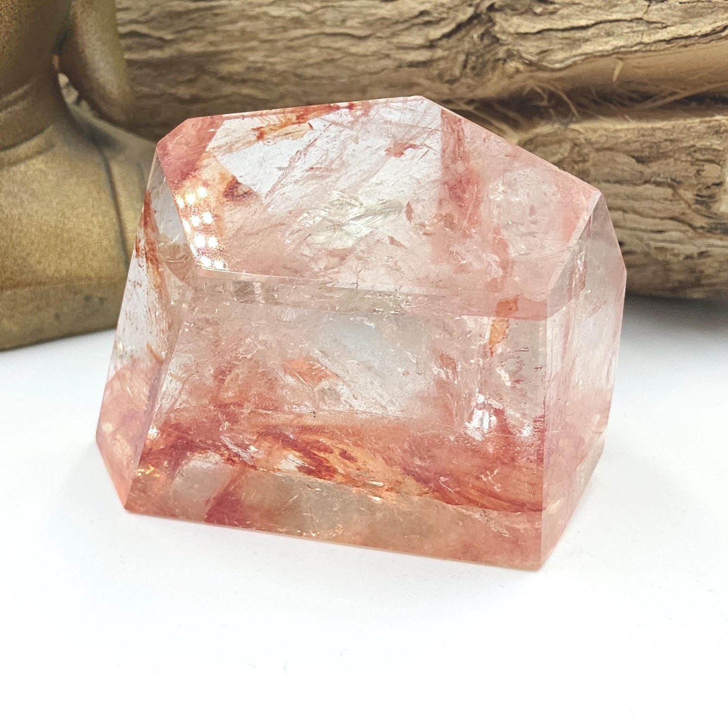 Madagascan Fire Quartz (Hematoid) Freeform – Grounding, Clarity & Energy Balancing Crystal, 240g