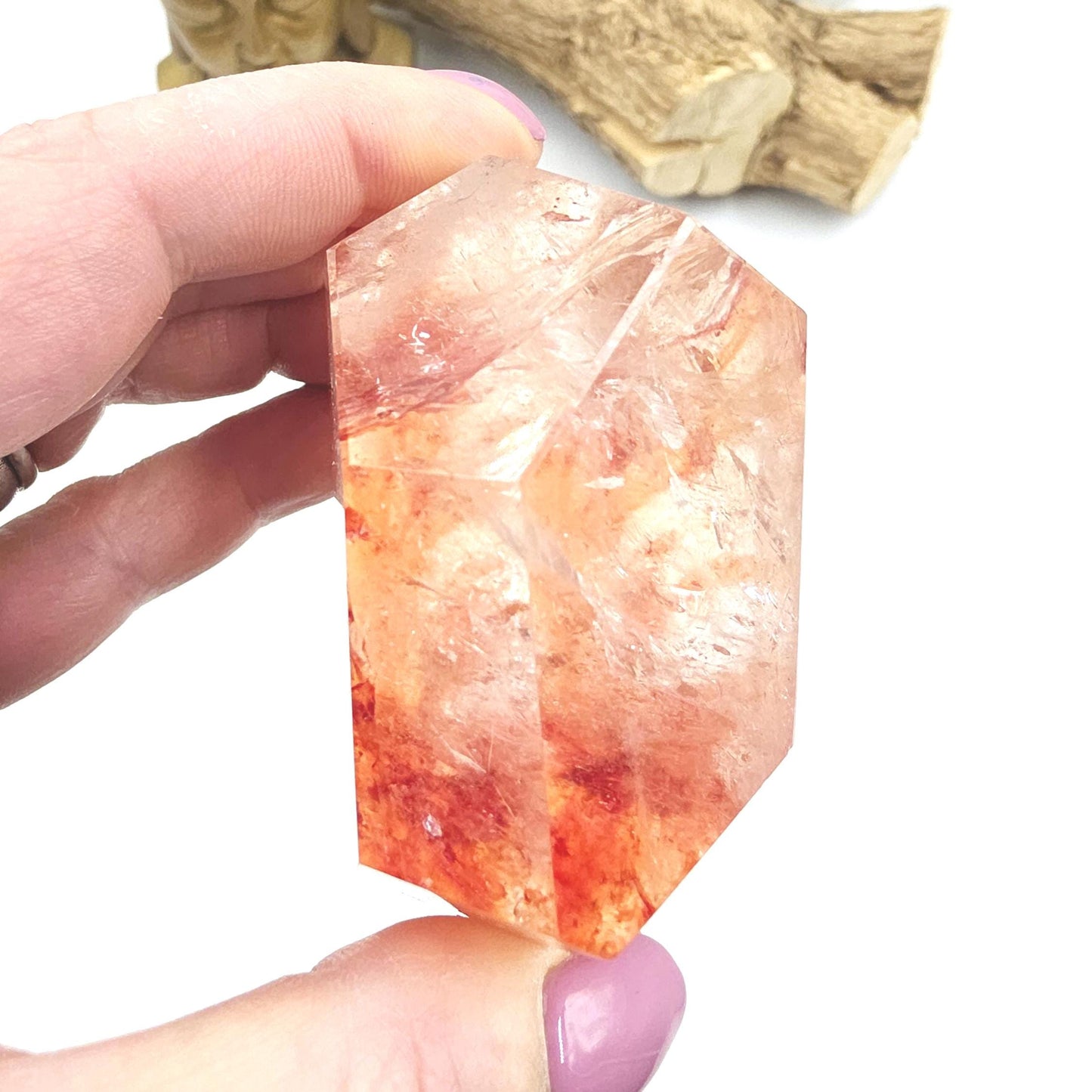 Madagascan Fire Quartz (Hematoid) Freeform – Grounding, Clarity & Energy Balancing Crystal, 240g