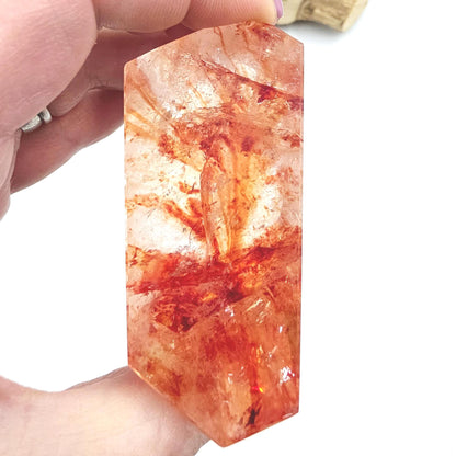 Madagascan Fire Quartz (Hematoid) Freeform – Grounding, Clarity & Energy Balancing Crystal, 240g