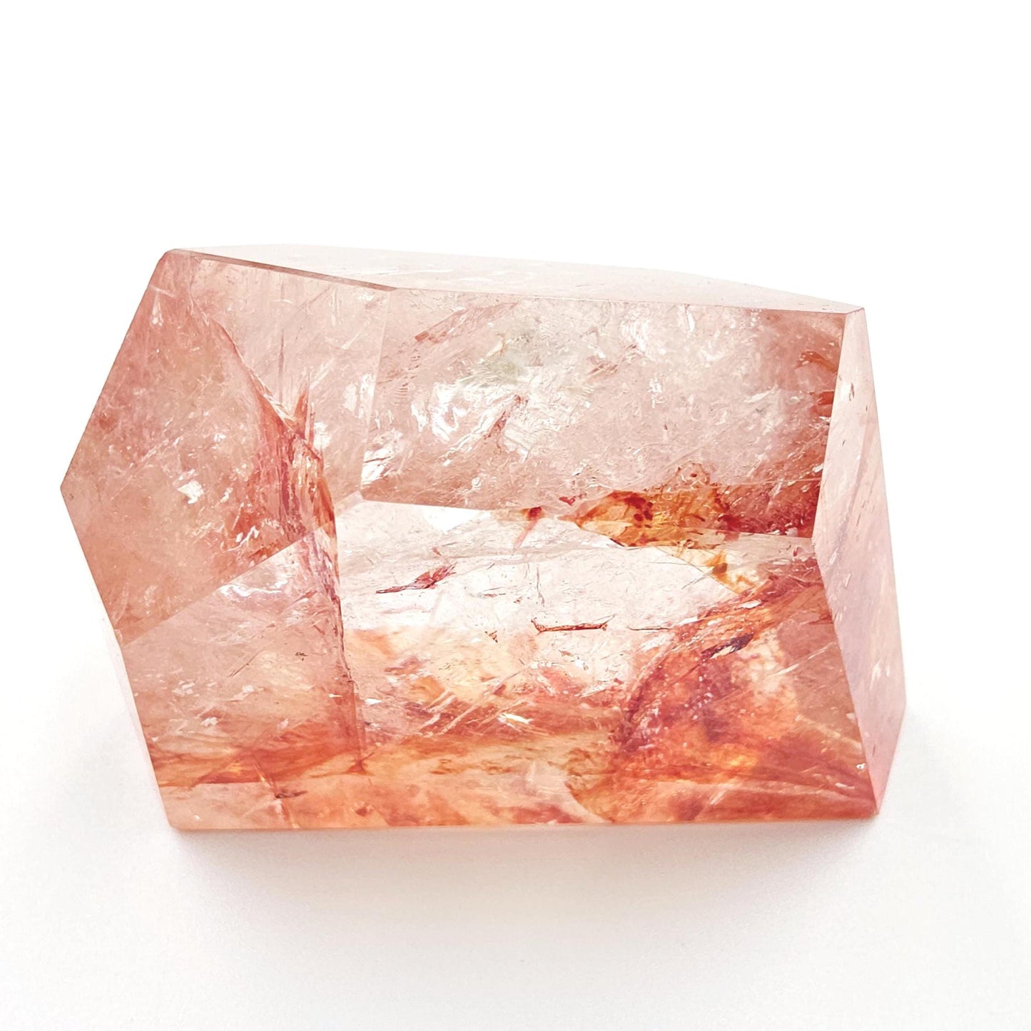 Madagascan Fire Quartz (Hematoid) Freeform – Grounding, Clarity & Energy Balancing Crystal, 240g