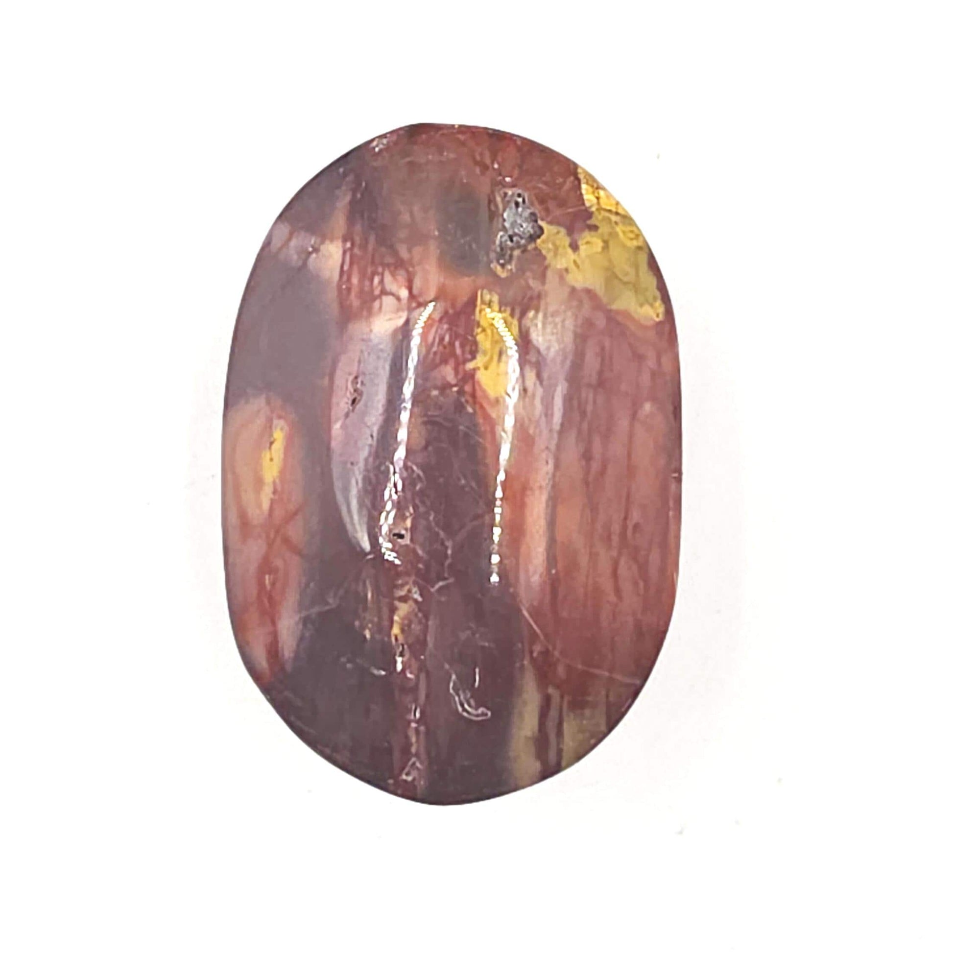 Mookaite Jasper Palm Stone – Strength, Grounding & Emotional Balance Crystal, 65g