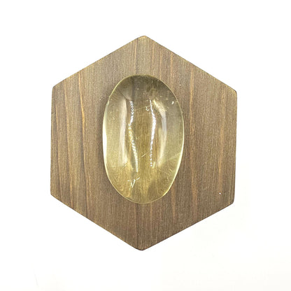 Citrine Palm Stone – Abundance, Confidence & Solar Plexus Energy Crystal, 50g