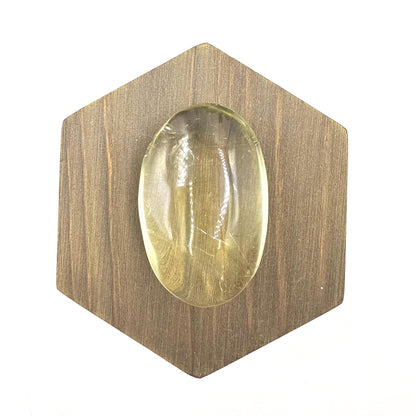 Citrine Palm Stone – Abundance, Confidence & Solar Plexus Energy Crystal, 50g