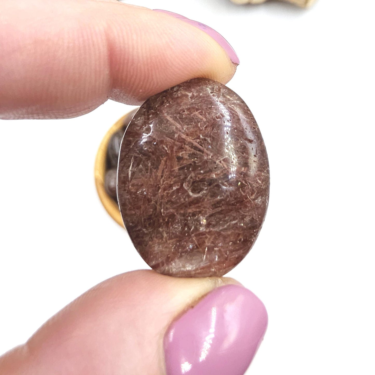 Red Rutile Tumble Stones – Vitality, Confidence & Energy Amplification Crystal, 2cm