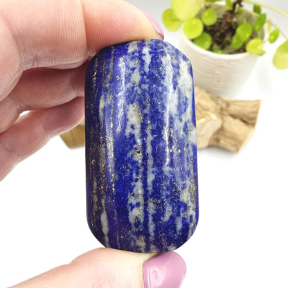 Lapis Lazuli Palm Stone – Wisdom, Intuition & Spiritual Awareness Crystal, 80g
