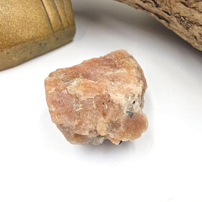 Raw Sunstone Specimen – Joy, Confidence & Sacral Chakra Crystal, 50g