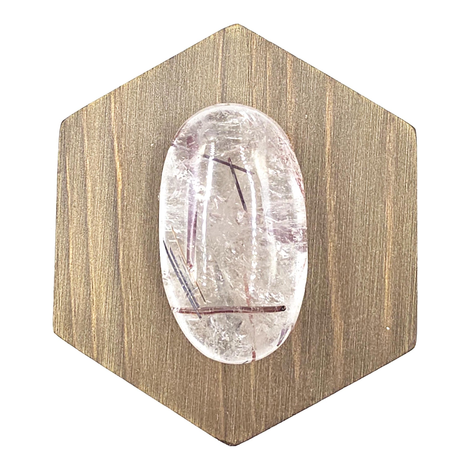 Rare Copper & Silver Rutile Quartz Palm Stone – Clarity, Transformation and Energy Amplification Crystal, 60g