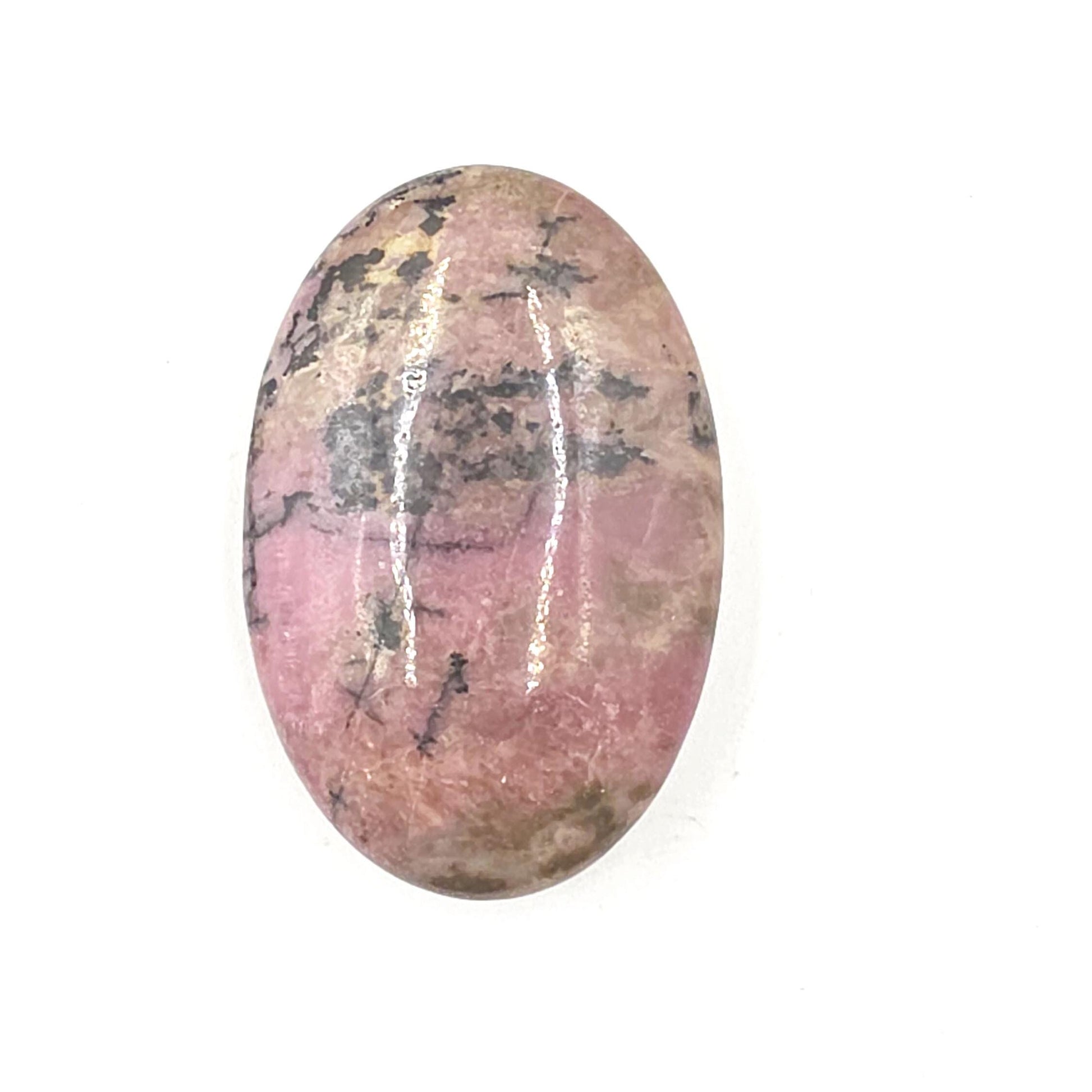 Rhodonite Palm Stone – Emotional Healing, Compassion & Grounded Heart Support Crystal, 65g