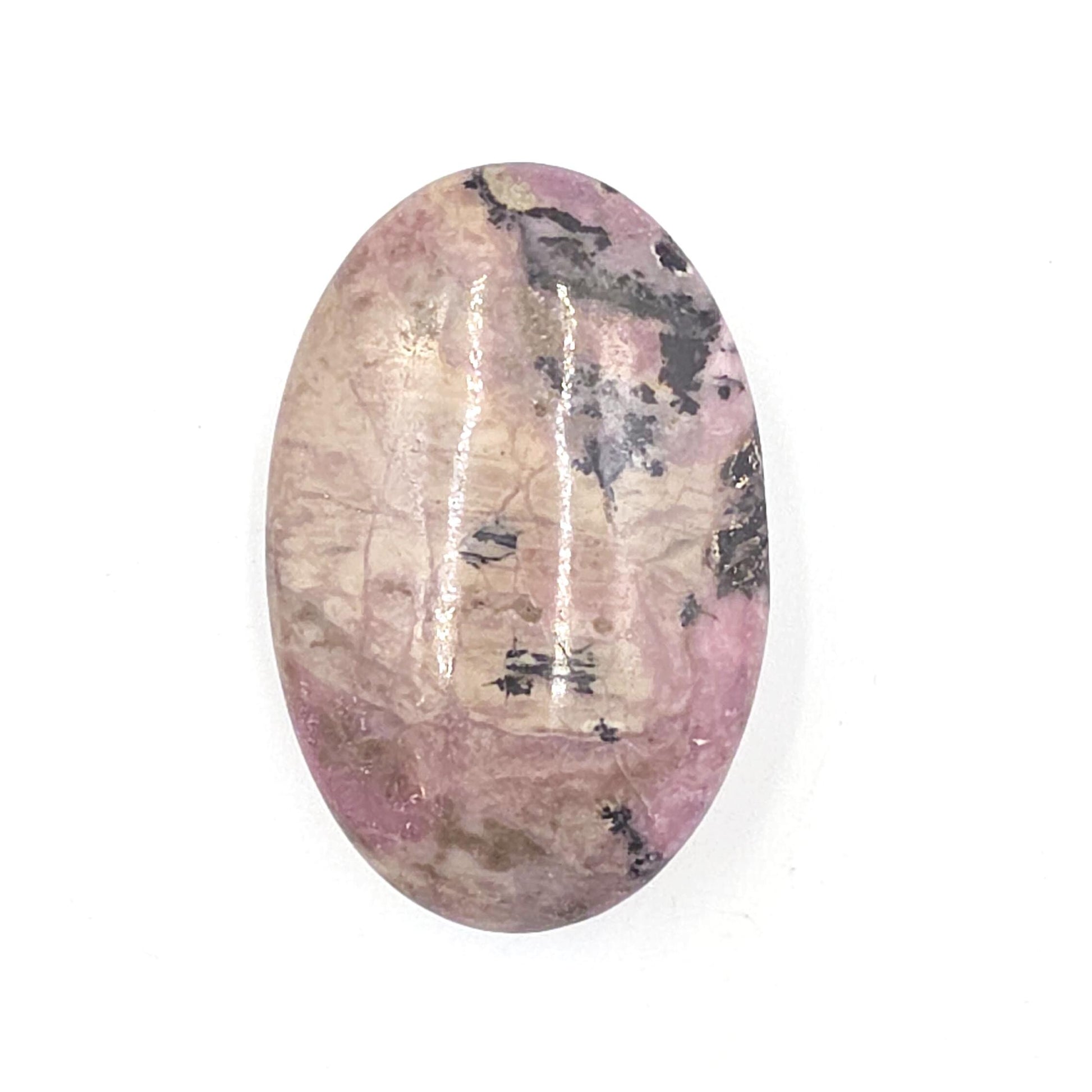 Rhodonite Palm Stone – Emotional Healing, Compassion & Grounded Heart Support Crystal, 65g