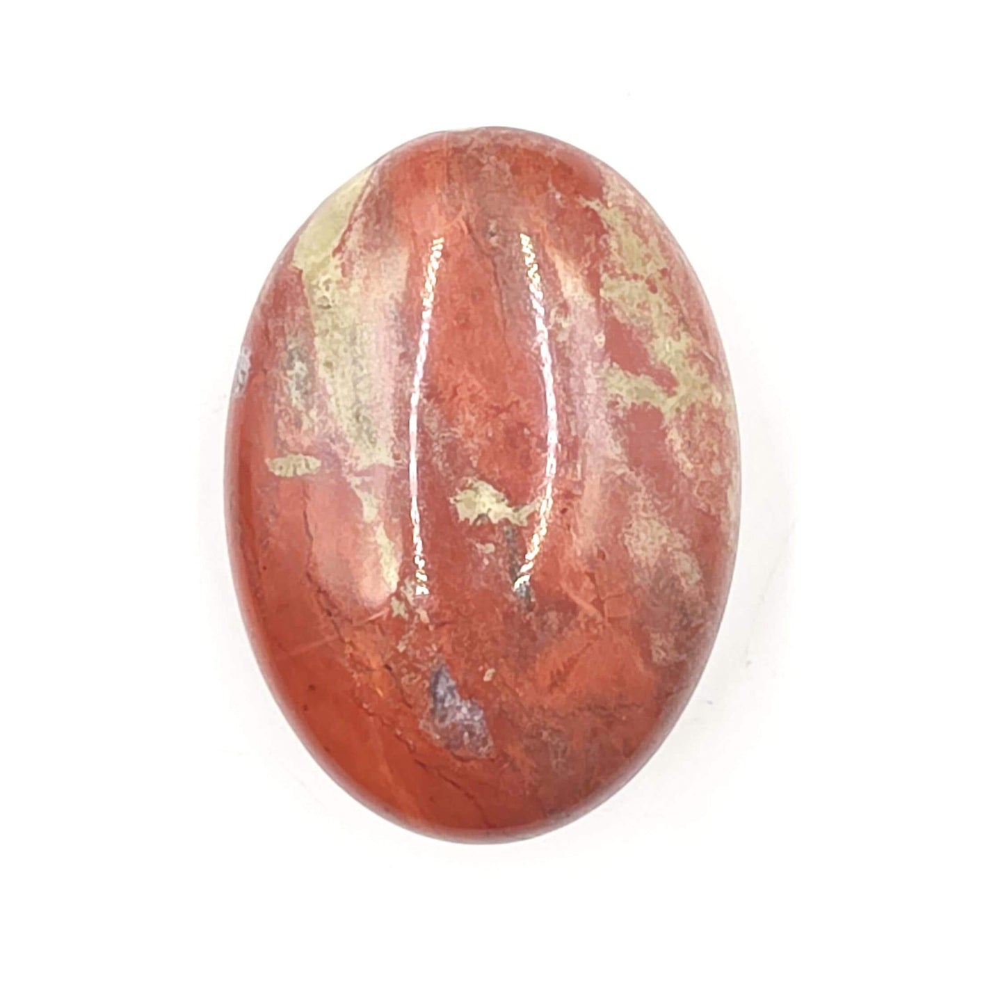 Red Jasper Palm Stone – Strength, Grounding & Protective Stability Crystal, 115g