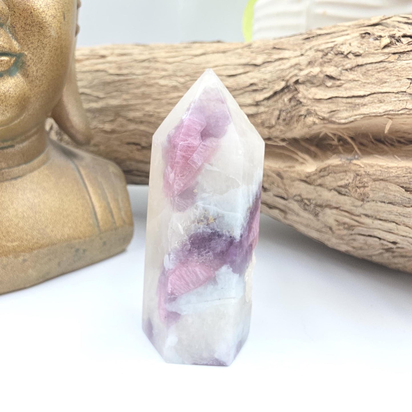 Pink Tourmaline Point – Love, Emotional Healing & Heart Chakra Crystal, 6cm