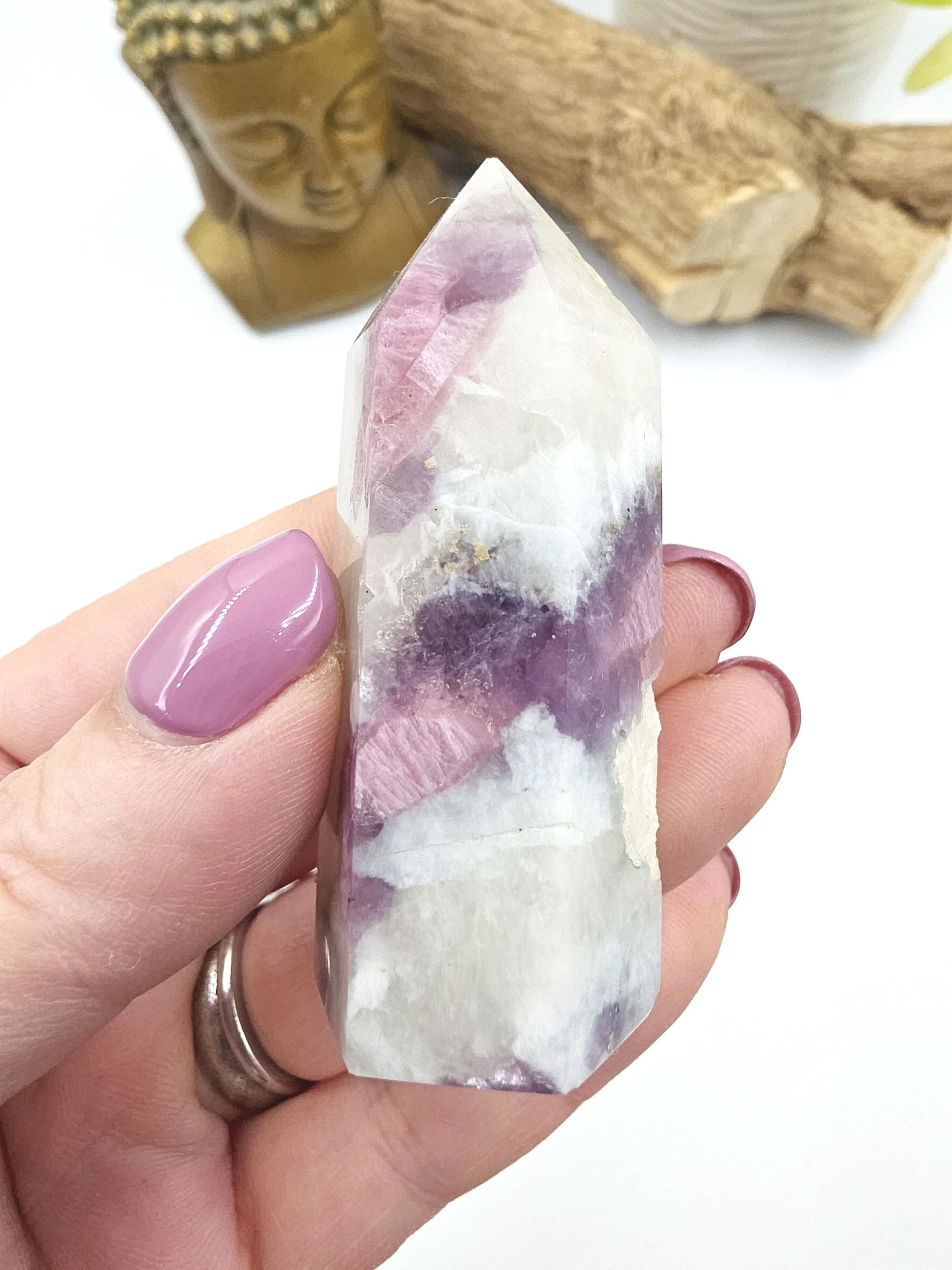 Pink Tourmaline Point – Love, Emotional Healing & Heart Chakra Crystal, 6cm