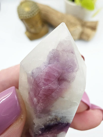 Pink Tourmaline Point – Love, Emotional Healing & Heart Chakra Crystal, 6cm