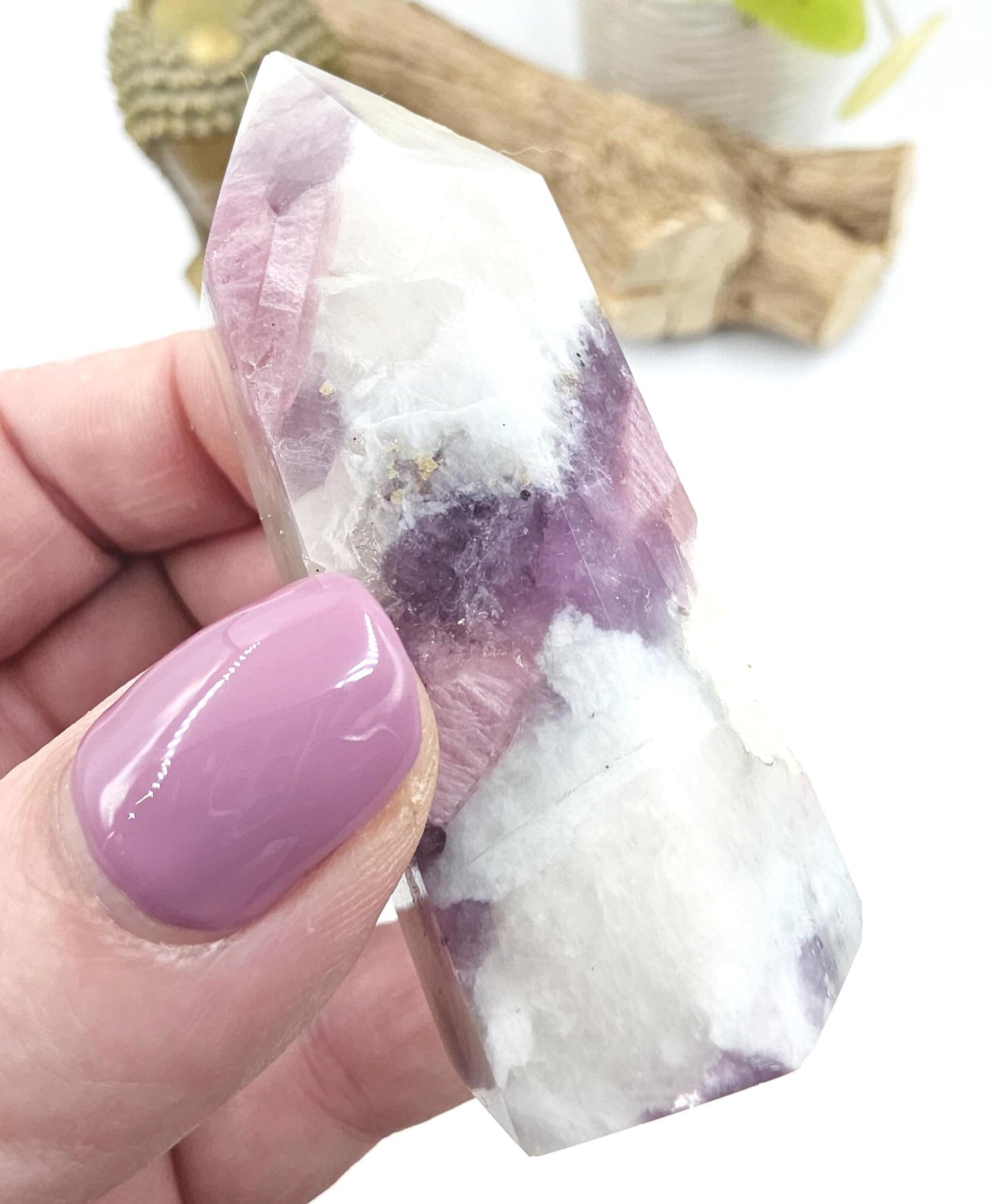 Pink Tourmaline Point – Love, Emotional Healing & Heart Chakra Crystal, 6cm