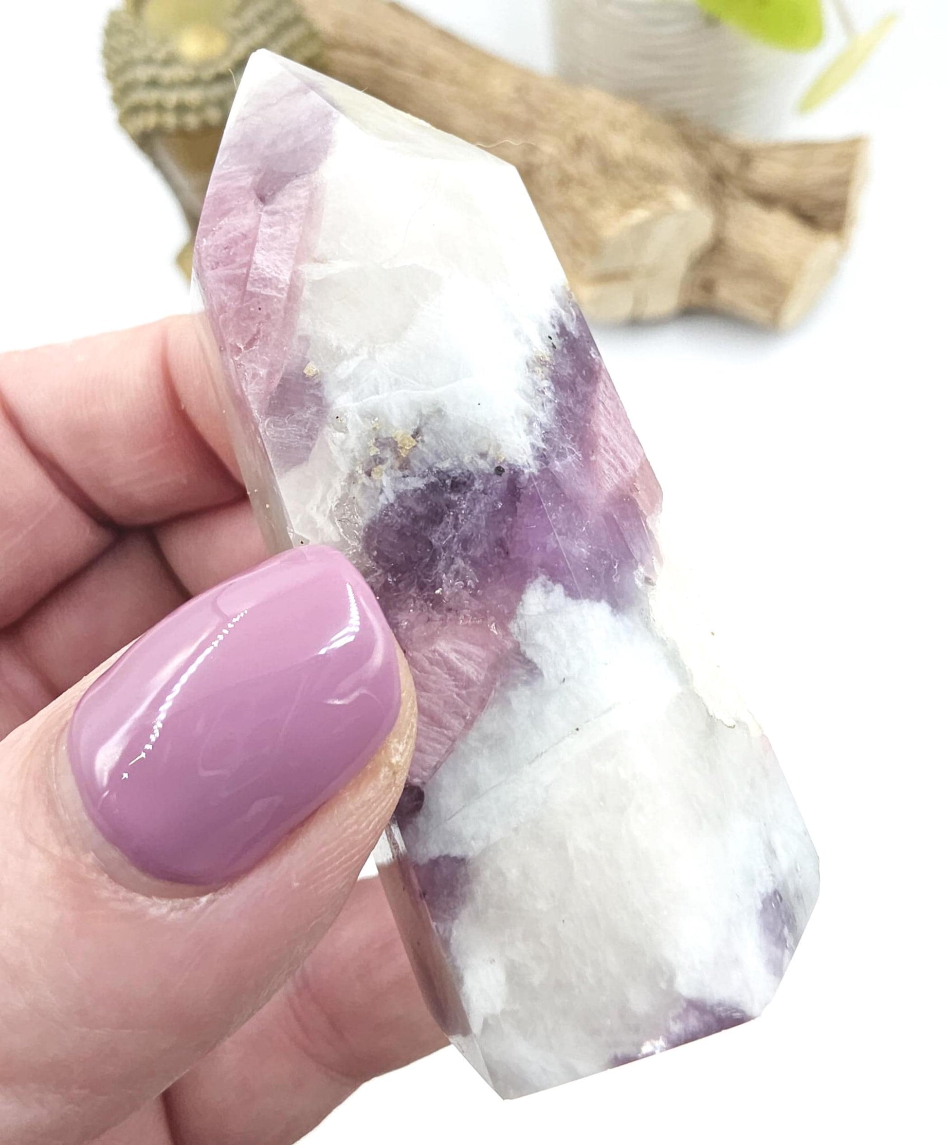 Pink Tourmaline Point – Love, Emotional Healing & Heart Chakra Crystal, 6cm