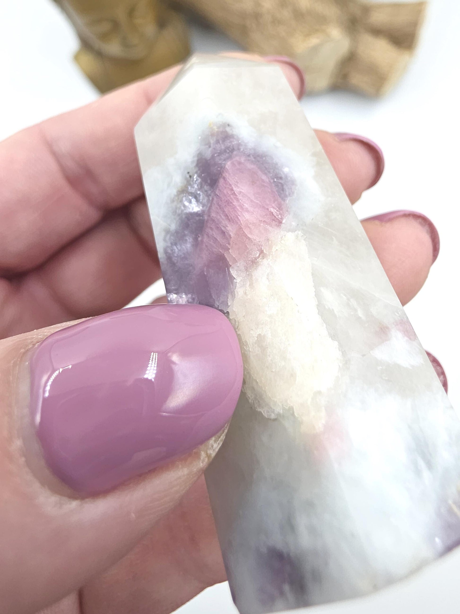 Pink Tourmaline Point – Love, Emotional Healing & Heart Chakra Crystal, 6cm