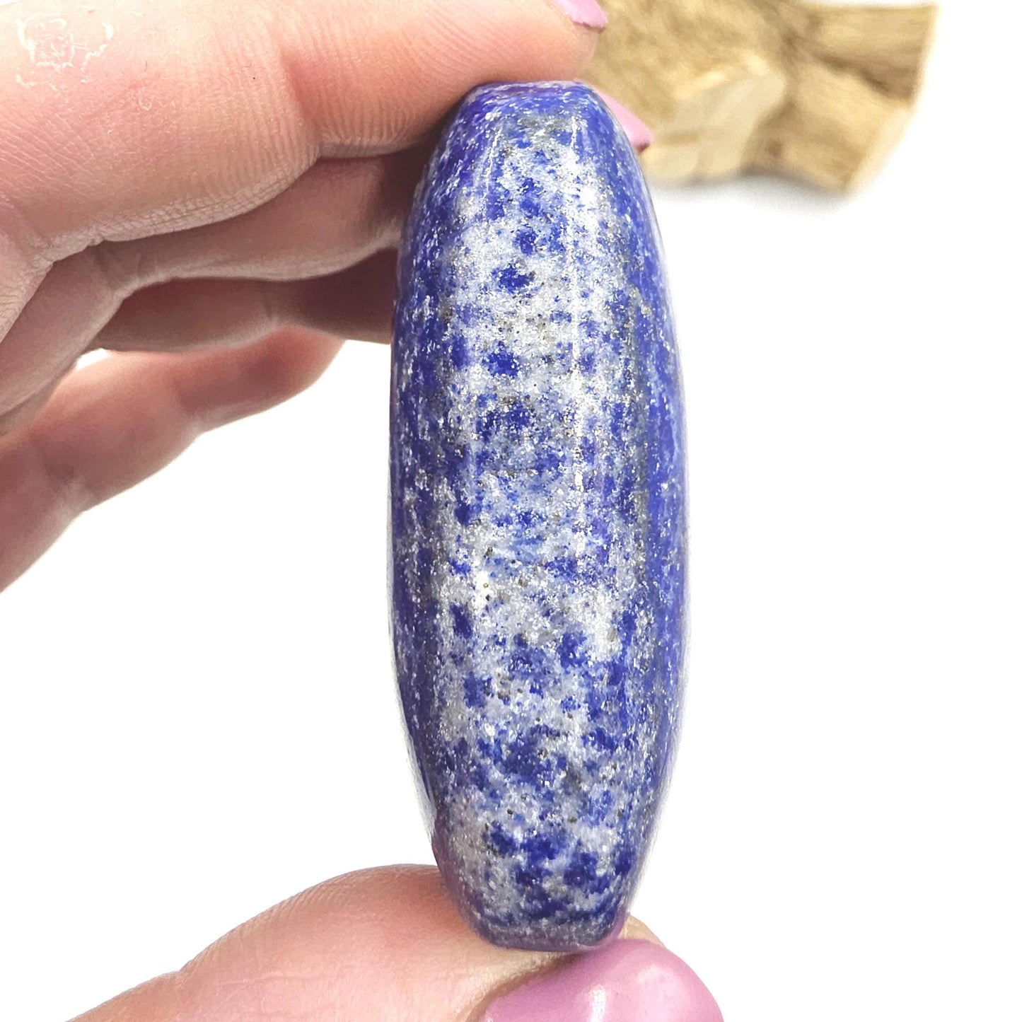 Lapis Lazuli Palm Stone – Wisdom, Intuition & Spiritual Awareness Crystal, 65g