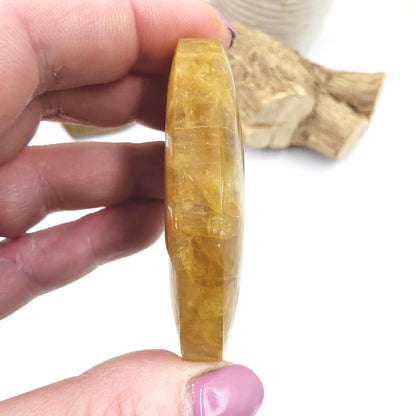 Golden Healer Palm Stone – Deep Healing & Spiritual Balance Crystal, 65g