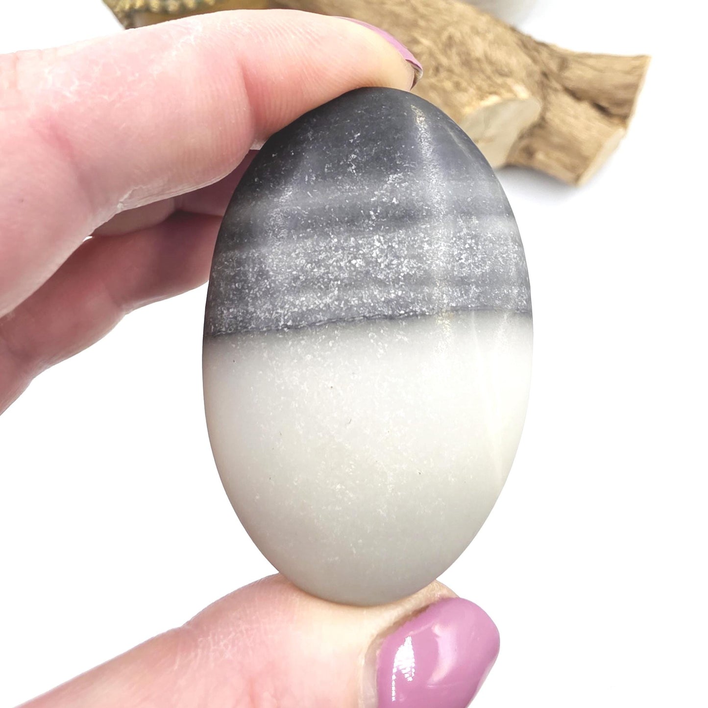 Tai Chi Jasper Palm Stone – Balance, Harmony & Emotional Stability Crystal, 45g