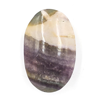 Silk Fluorite Palm Stone – Clarity, Calm & Soothing Flow Energy Crystal, 90g