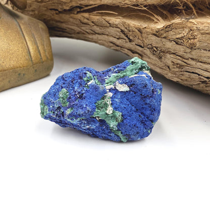 Sparkly Raw Azurite Specimen – Intuition, Insight & Third Eye Chakra Crystal, 50g
