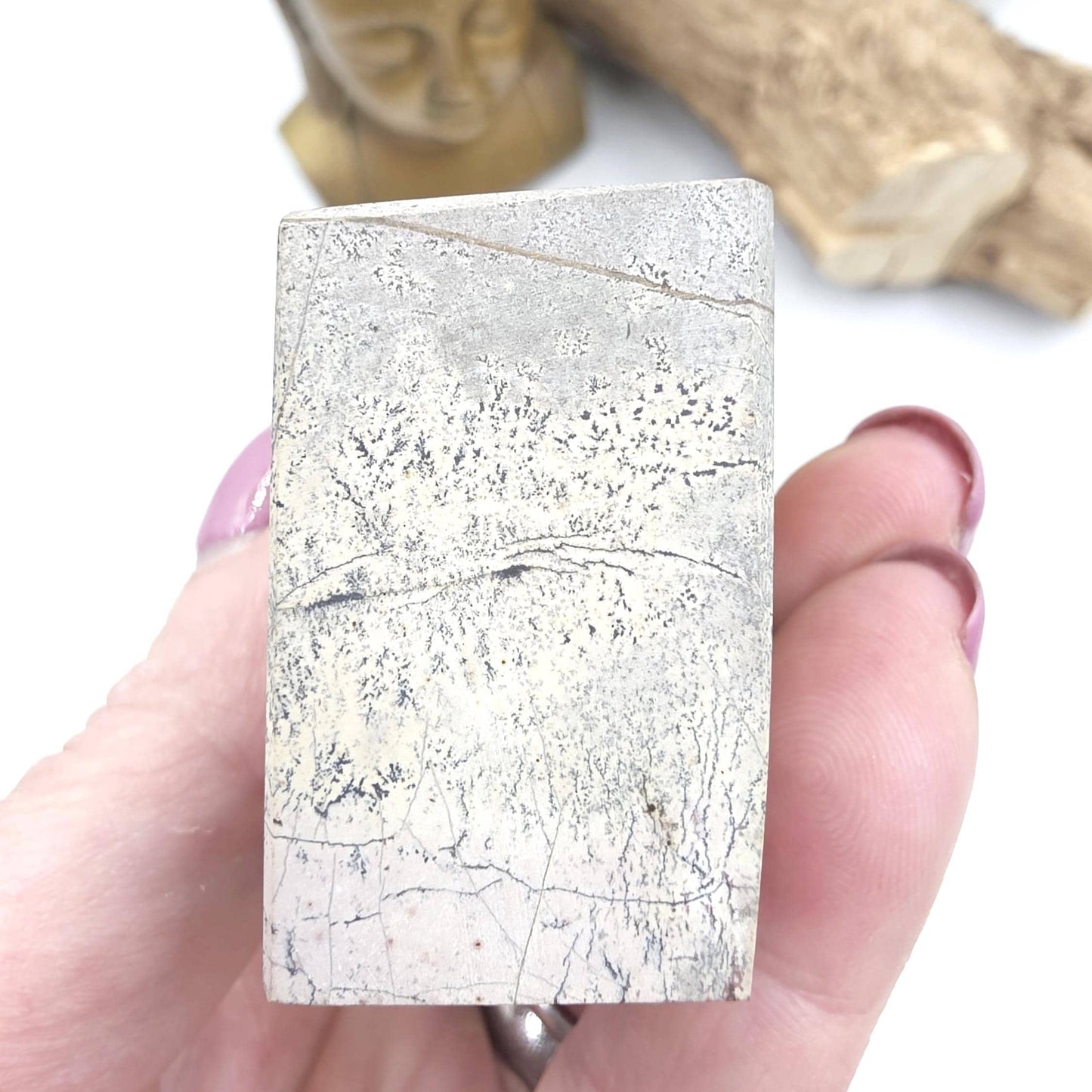 Picture Jasper Tower – Grounding, Stability & Root Chakra Crystal, 12cm
