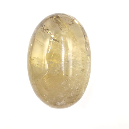 Huge Smoky Citrine Palm Stone with Rainbows – Abundance, Confidence & Solar Plexus Energy Crystal, 350g
