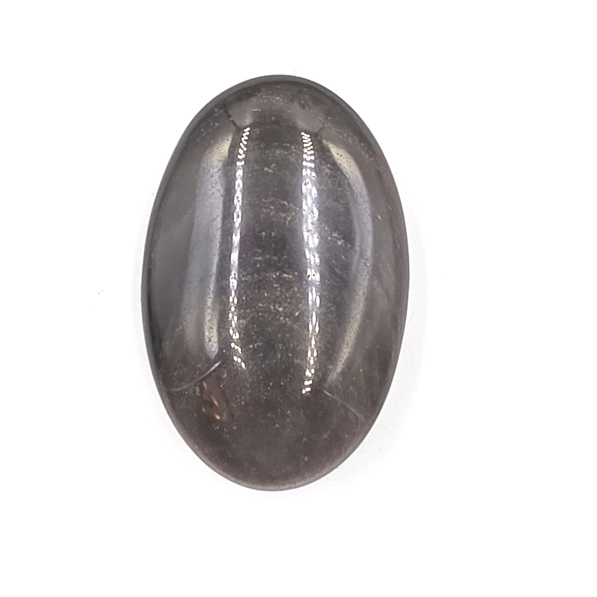Silver Sheen Obsidian Palm Stone – Protection, Insight & Root Chakra Energy Crystal, 40g