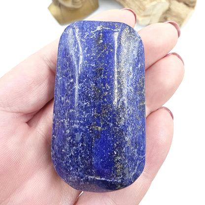 Lapis Lazuli Palm Stone – Wisdom, Intuition & Spiritual Awareness Crystal, 85g