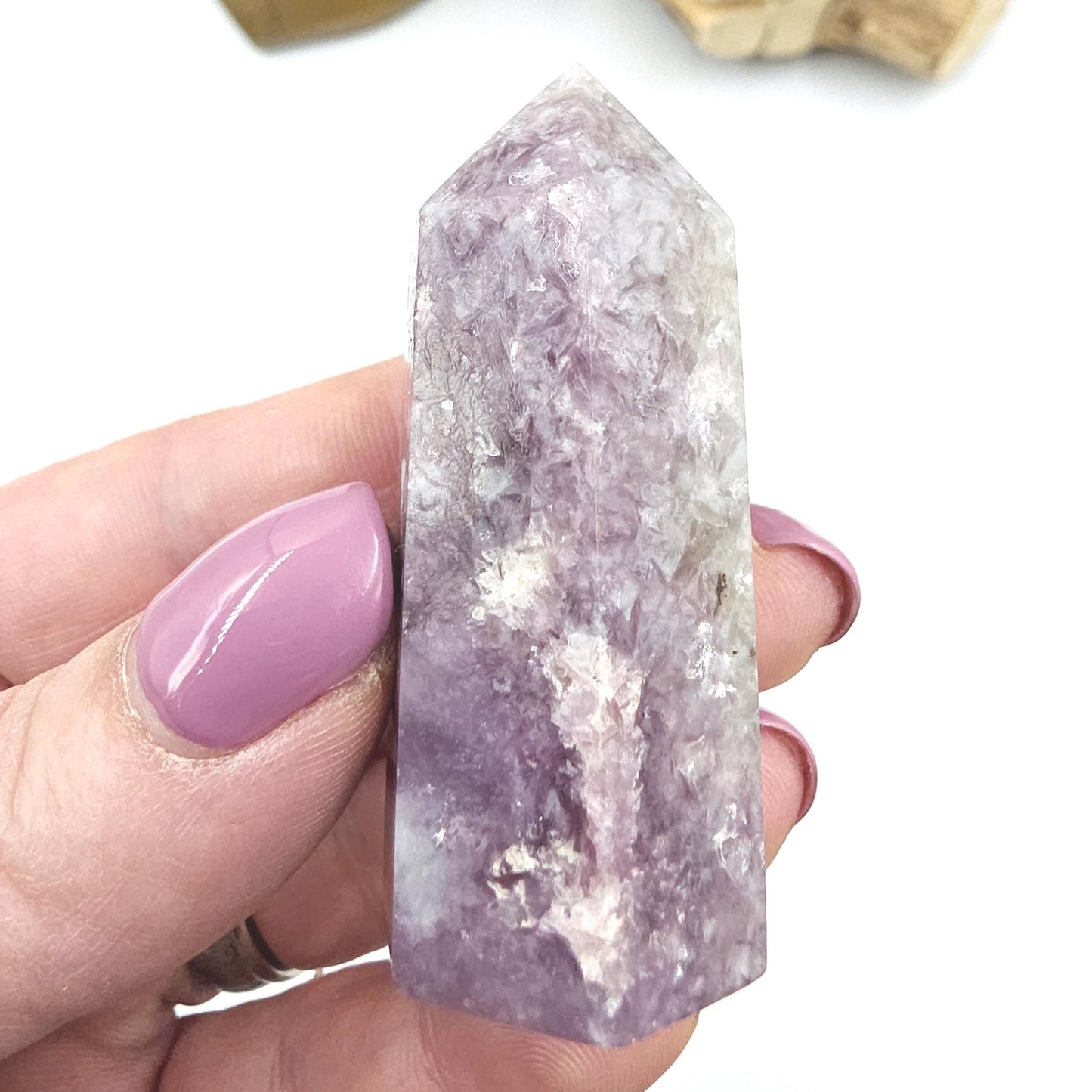 Pink Tourmaline Point – Love, Emotional Healing & Heart Chakra Crystal, 5cm