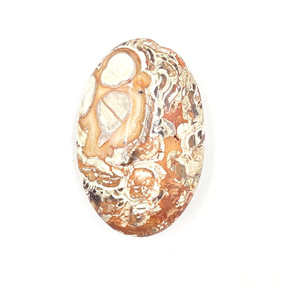 Money Agate Palm Stone – Abundance, Stability & Root Chakra Crystal, 35g