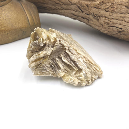 Raw Golden Mica (Muscovite) Specimen – Confidence, Clarity & Spiritual Growth Crystal, 75g