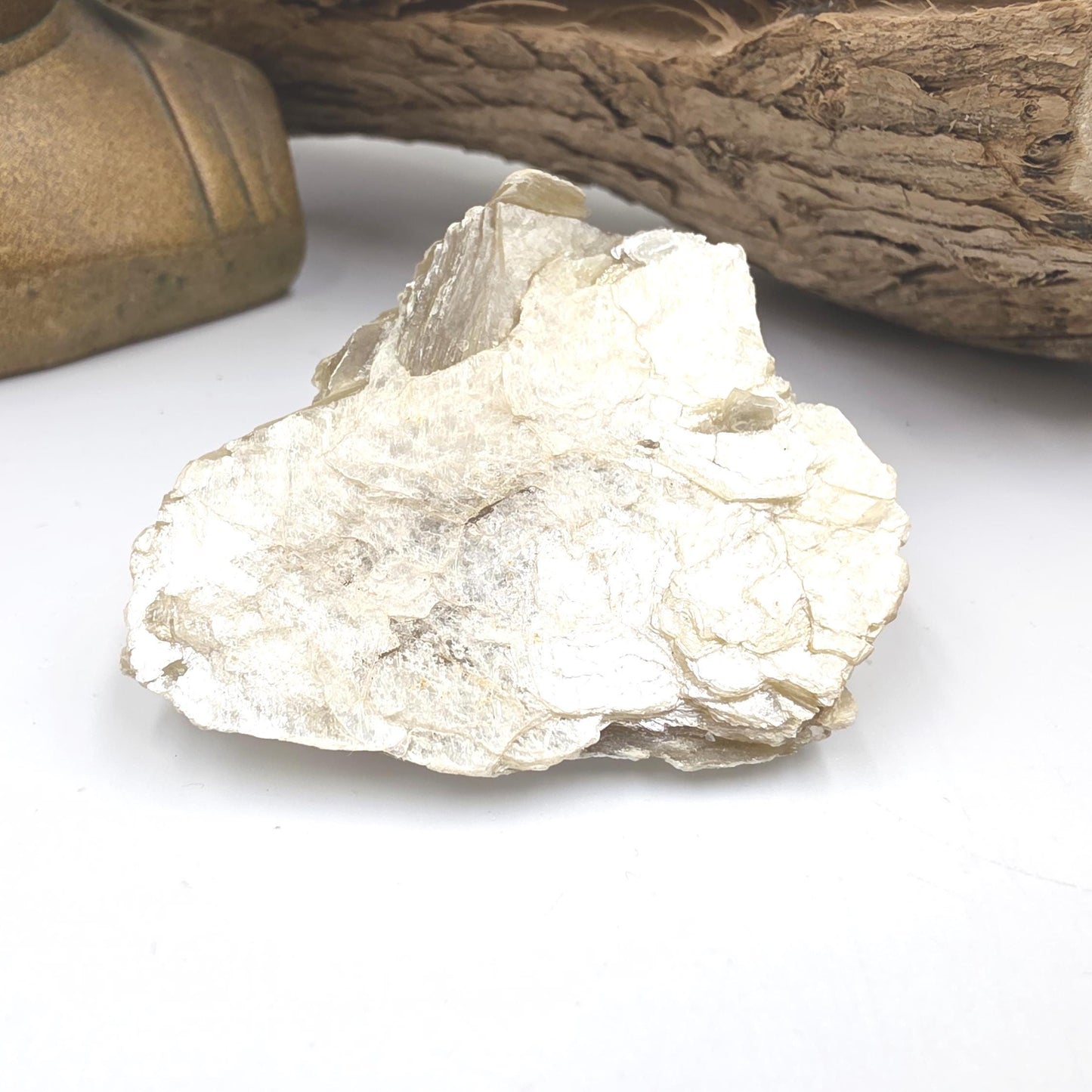 Raw Golden Mica (Muscovite) Specimen – Confidence, Clarity & Spiritual Growth Crystal, 75g