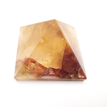 Golden Healer Pyramid – Healing, Balance & High Vibrational Quartz Crystal, 105g