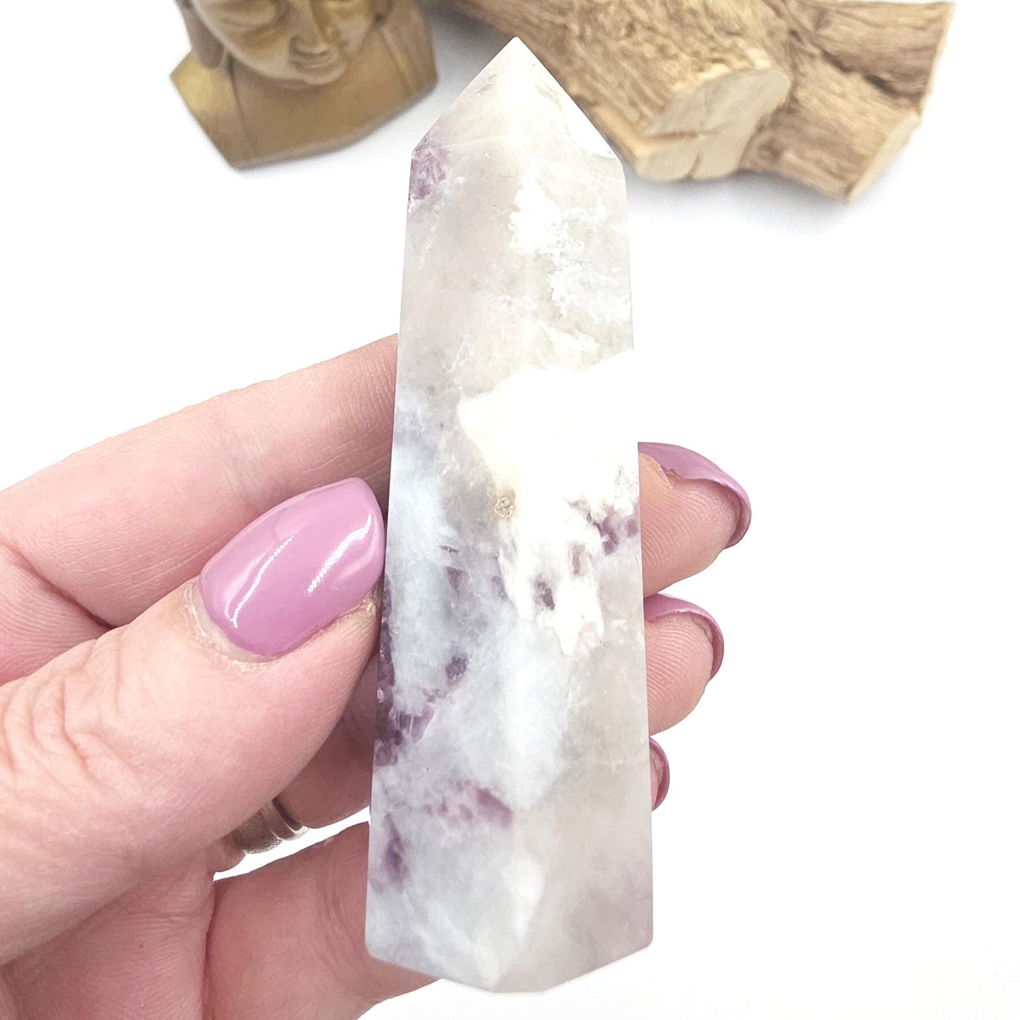 Pink Tourmaline Tower – Love, Emotional Healing & Heart Chakra Crystal, 8cm