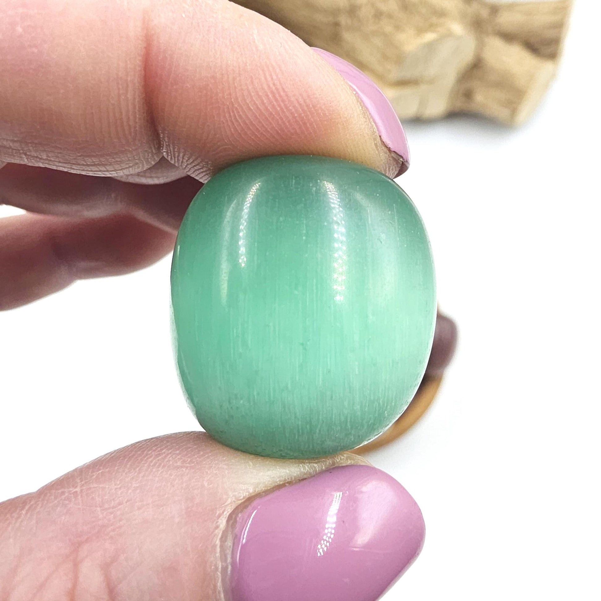 Cat’s Eye Tumble Stones – Choose Your Favourite Colour Crystal, 2-3cm