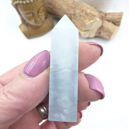 Aquamarine Tower – Calm, Communication & Emotional Balance Crystal, 23g