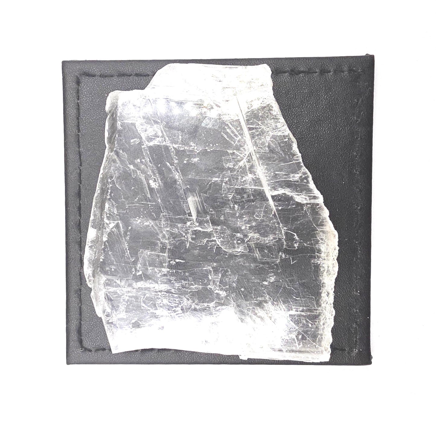 Raw Selenite Slab Charging Plate – Cleansing, Calm & Spiritual Healing Crystal, 100g