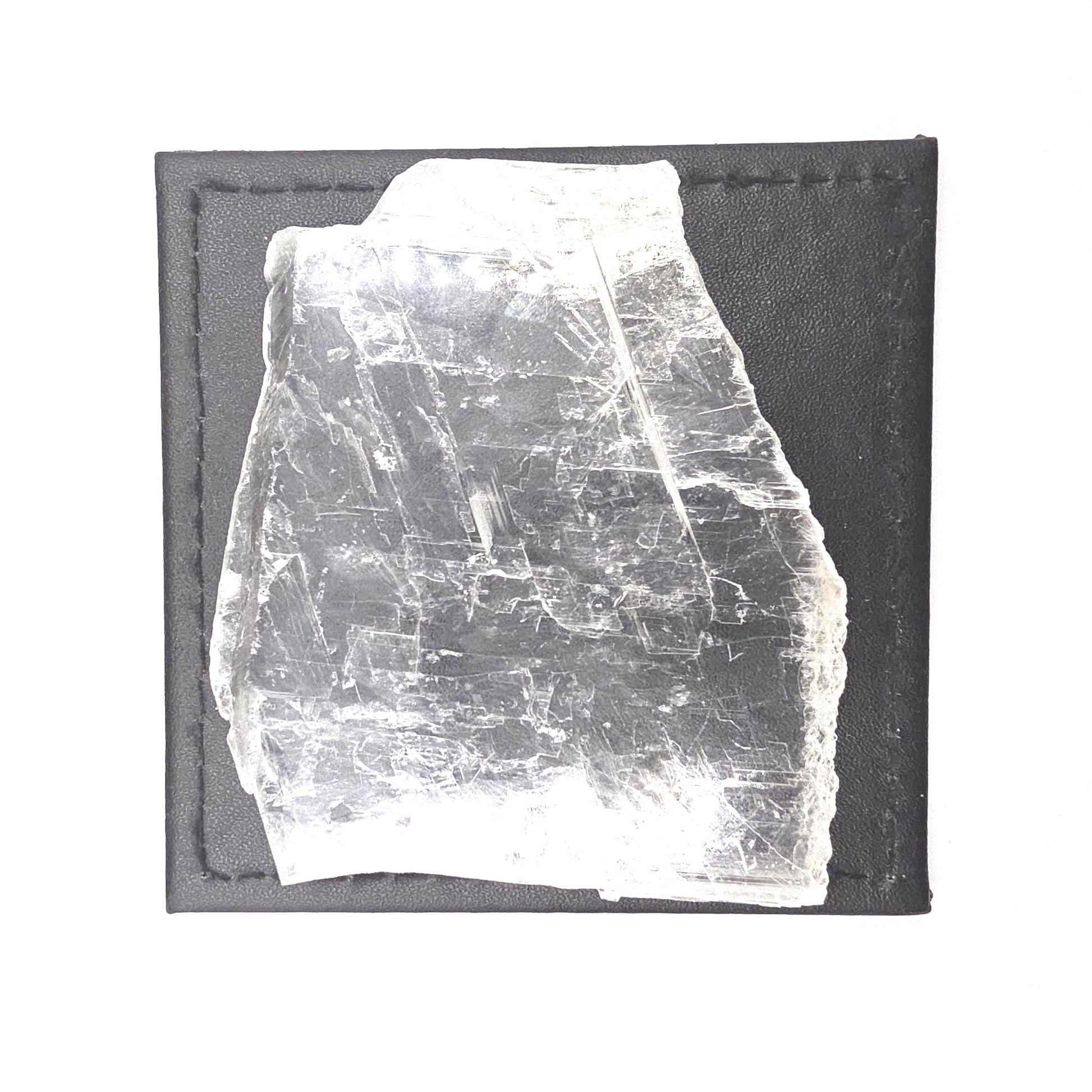 Raw Selenite Slab Charging Plate – Cleansing, Calm & Spiritual Healing Crystal, 100g