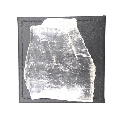 Raw Selenite Slab Charging Plate – Cleansing, Calm & Spiritual Healing Crystal, 100g