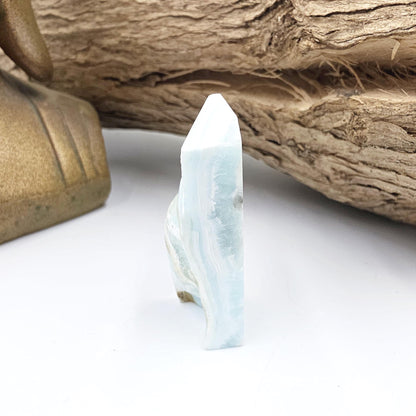 Natural Larimar Mini Tower – Calm, Communication & Emotional Healing Crystal, 19g