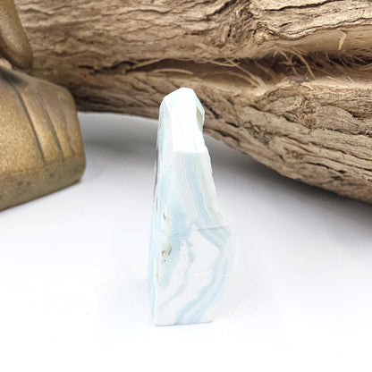 Natural Larimar Mini Tower – Calm, Communication & Emotional Healing Crystal, 19g