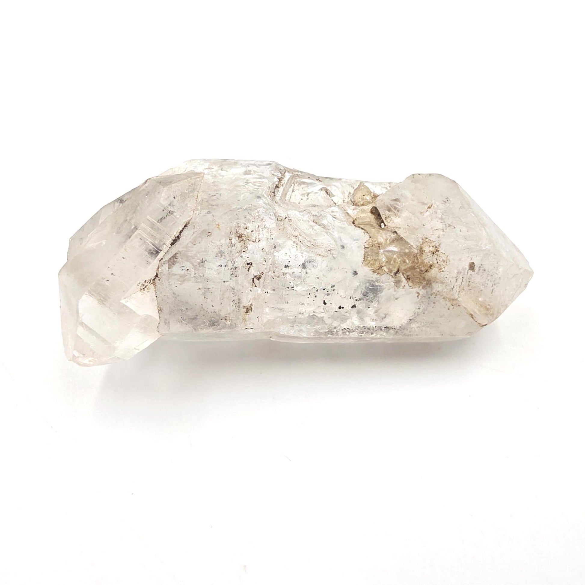 Raw Herkimer Diamond Natural DT with Moving Carbon Bubble – Rare High Vibrational Quartz Crystal, 25g