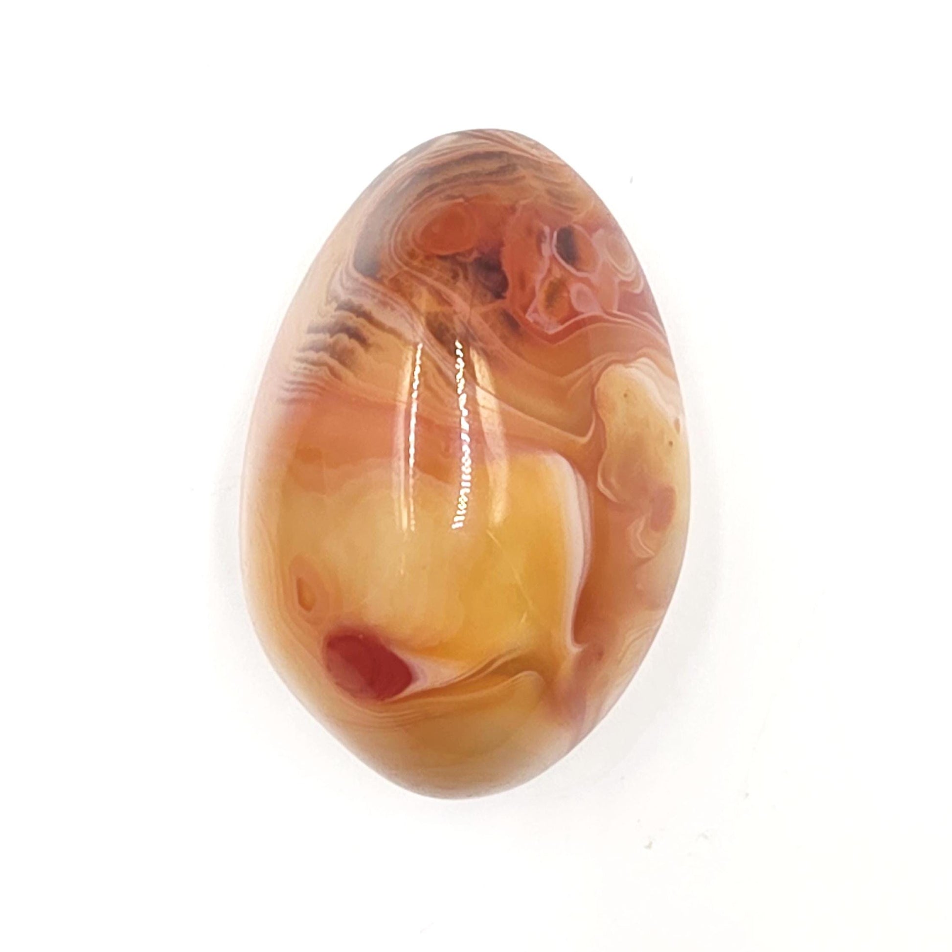 Sardonyx Palm Stone – Strength, Protection & Emotional Balance Crystal, 85g