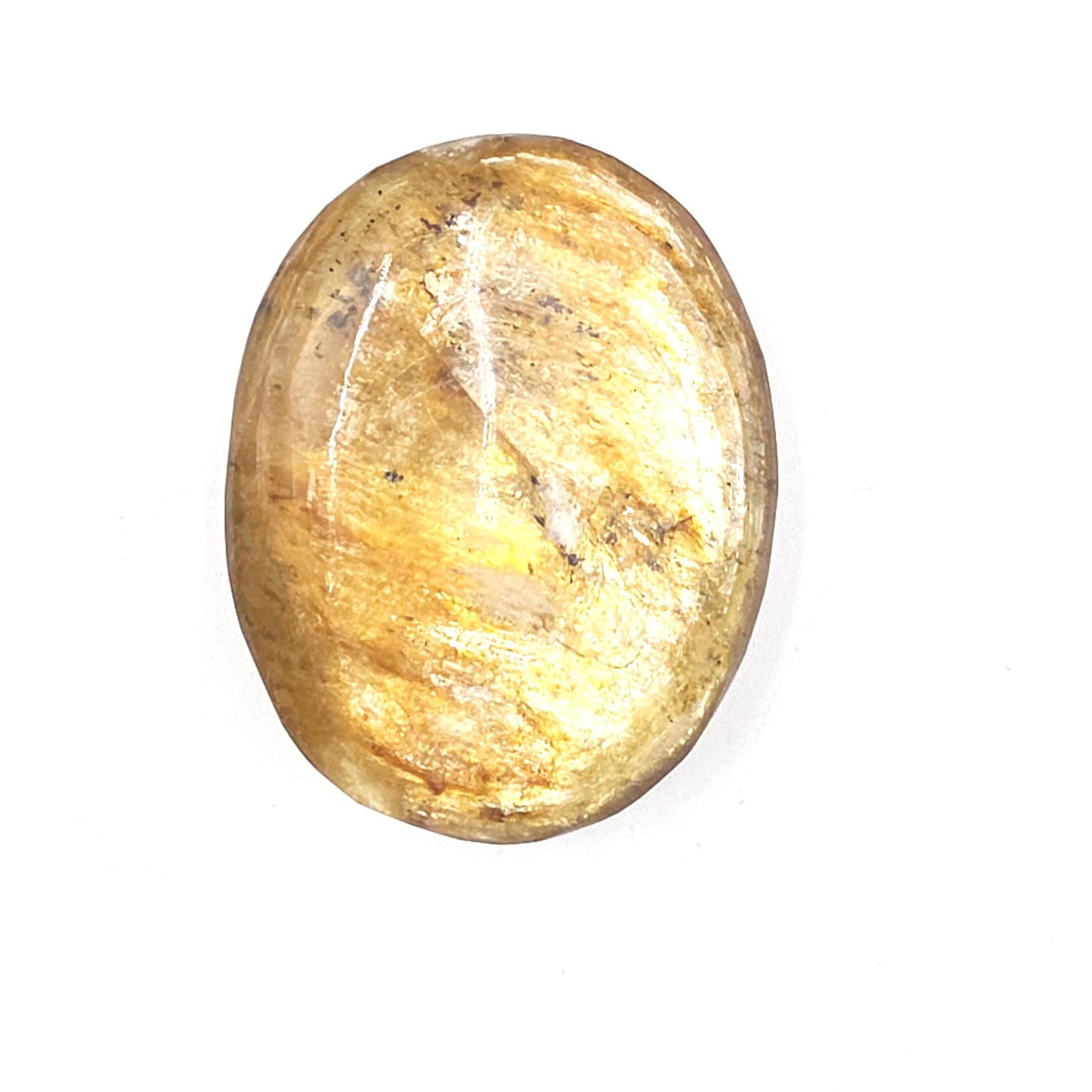 Golden Mica (Muscovite) Palm Stone – Confidence, Clarity & Emotional Strength Healing Crystal, 60g